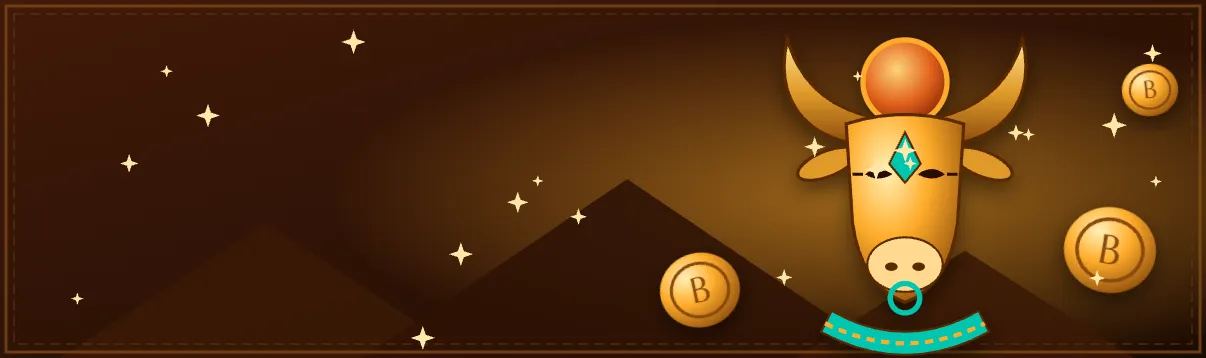 Beef Casino – gry online Beef Casino – złoty byk, automat i monety na banerze kasyna Beef